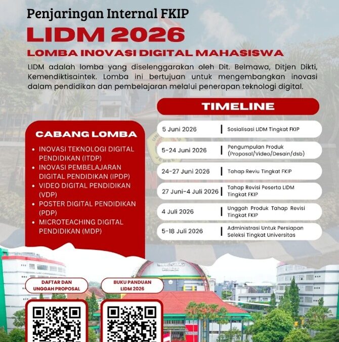 Dorong Kreativitas Mahasiswa, FKIP UNEJ Gelar Penjaringan Internal LIDM 2026