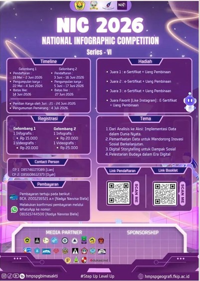 NIC 2026 Buka Kompetisi Infografis Nasional, Angkat Isu Data dan Budaya Digital