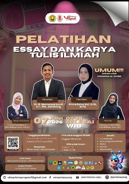 UKM Prisma Progresif Dorong Mahasiswa Aktif Menulis Ilmiah
