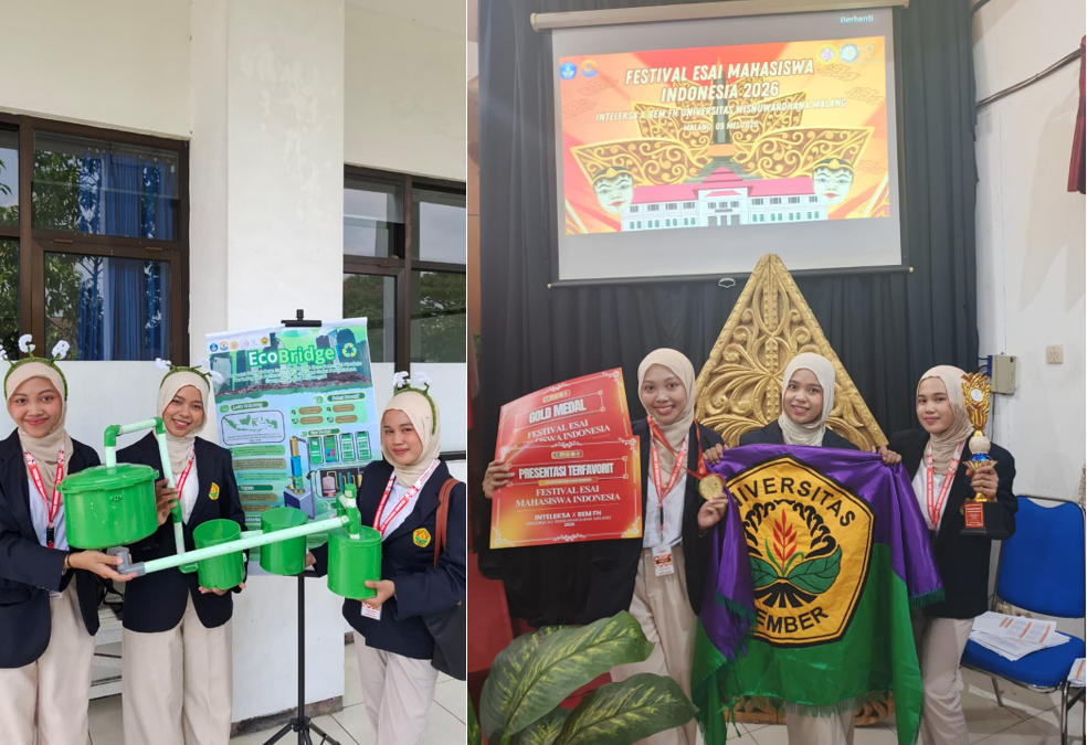 ECOBRIDGE DI PANGGUNG NASIONAL: TIGA MAHASISWA FKIP UNIVERSITAS JEMBER TAWARKAN SOLUSI PIROLISIS UNTUK KRISIS SAMPAH PLASTIK INDONESIA