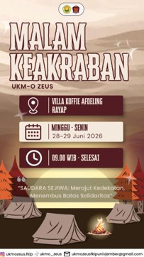 UKMO ZEUS Gelar MAKRAB 2026 Bertema “SAUDARA SEJIWA” untuk Perkuat Solidaritas Pengurus