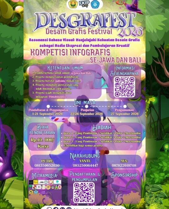 DESGRAFEST 2026: Festival Desain Grafis Se-Jawa dan Bali Hadir di FKIP UNEJ