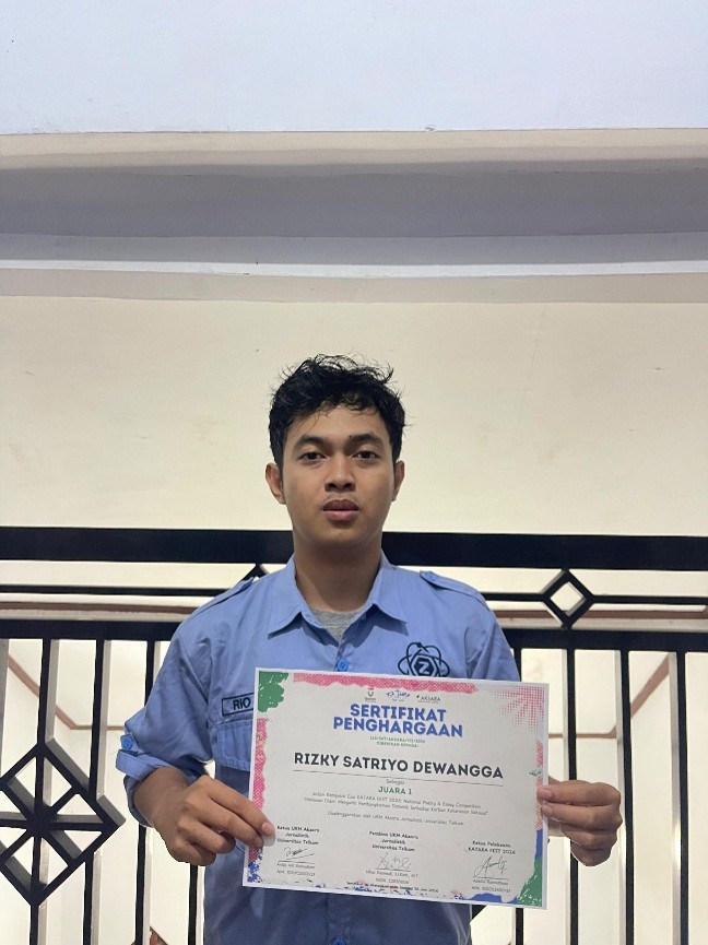 Rizky Satrio Dewangga Raih Juara I Essay KATARA FEST 2026 Lewat Gagasan SUARA-LINK
