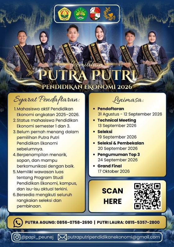Lebih dari Sekadar Penampilan, Putra Putri Pendidikan Ekonomi 2026 Cari Sosok Representatif