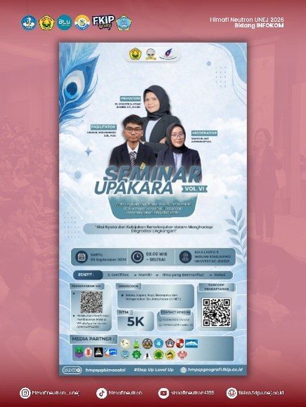 Seminar Upakara Vol. VI: FKIP UNEJ Dorong Aksi Nyata Hadapi Krisis Lingkungan Global