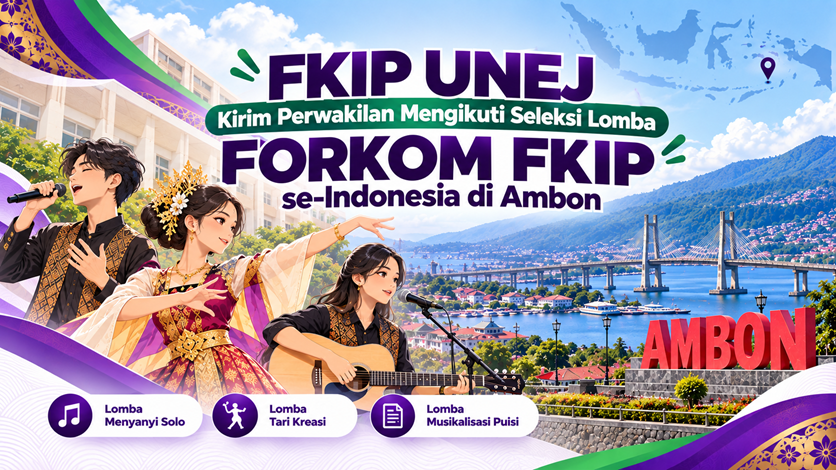 Mahasiswa FKIP UNEJ Kirim Perwakilan Ikuti Lomba FORKOM FKIP se-Indonesia di Ambon