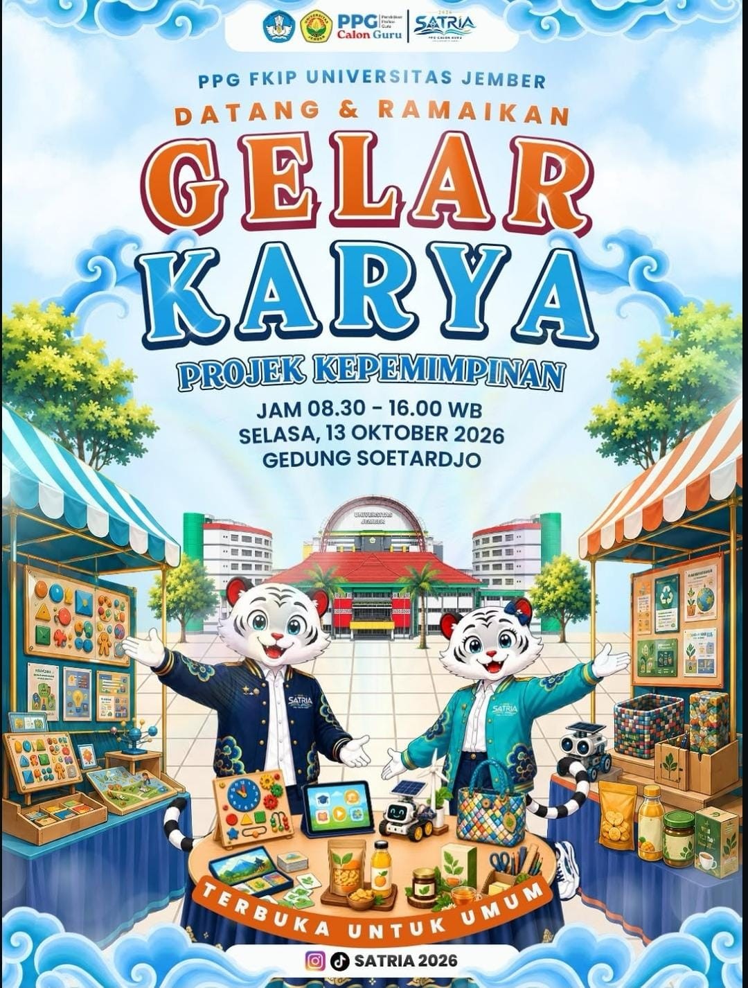 Gelar Karya Projek Kepemimpinan PPG FKIP UNEJ Siap Hadirkan Ragam Kreativitas Peserta